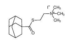 2-((adamantane-1-carbonyl)thio)-N,N,N-trimethylethan-1-aminium iodide_395090-36-5