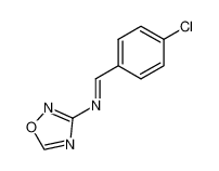 (4-chloro-benzylidene)-[1,2,4]oxadiazol-3-yl-amine_39512-66-8