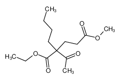 2-Acetyl-2-butyl-pentanedioic acid 1-ethyl ester 5-methyl ester_39518-21-3