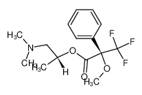 α-Methoxy-α-trifluormethylphenylessigsaeure-1-dimethylamino-2-propylester_39532-27-9
