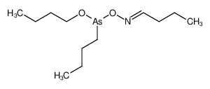 butyraldehyde O-(butoxy(butyl)arsaneyl) oxime_39533-08-9