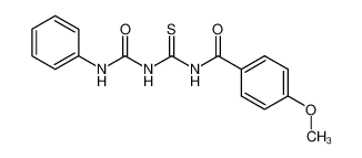 1-Phenyl-5-(4-methoxy-benzoyl)-4-thiobiuret_39536-10-2