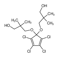 1,2,3,4-Tetrachlor-5,5-bis-(3-hydroxy-2,2-dimethyl-propoxy)-cyclopenta-1,3-dien_3954-28-7