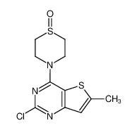 2-chloro-6-methyl-4-(1-oxo-1λ4-thiomorpholin-4-yl)-thieno[3,2-d]pyrimidine_39540-89-1