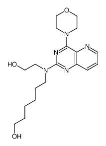 6-[(2-hydroxy-ethyl)-(4-morpholin-4-yl-pyrido[3,2-d]pyrimidin-2-yl)-amino]-hexan-1-ol_39547-49-4