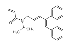 N-((2E,4Z)-4,5-Diphenyl-penta-2,4-dienyl)-N-isopropyl-acrylamide_39550-08-8