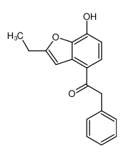 2-ethyl-4-phenylacetyl-7-hydroxybenzofuran_39551-85-4