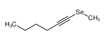 2-butylethynyl methyl selenide_39556-65-5
