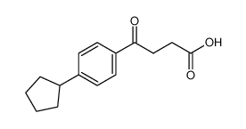 4-(4-cyclopentyl-phenyl)-4-oxo-butyric acid_39560-30-0