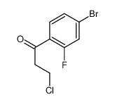 1-(4-Bromo-2-fluorophenyl)-3-chloro-1-propanone_395639-63-1