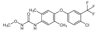 1-(4-(4-chloro-3-(trifluoromethyl)phenoxy)-2,5-dimethylphenyl)-3-methoxyurea_395659-11-7