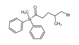5-bromo-4-methyl-1-(methyldiphenylsilyl)-1-pentanone_395664-12-7