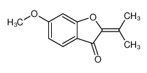 2-isopropylidene-6-methoxy-benzofuran-3-one_39581-51-6