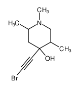 4-bromoethynyl-1,2,5-trimethyl-piperidin-4-ol_39595-78-3