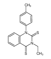 3-ethyl-1-(p-tolyl)quinazoline-2,4(1H,3H)-dithione_39602-14-7