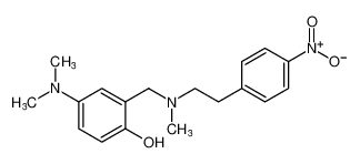 4-(dimethylamino)-2-((methyl(4-nitrophenethyl)amino)methyl)phenol_396073-90-8