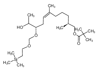 (3S,10S,5Z)-6,10-dimethyl-3-(2-trimethylsilylethoxy)methoxy-11-pivoyloxyundec-5-en-2-ol_396092-57-2