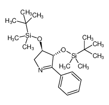 rel-(3R,4R)-3,4-bis((tert-butyldimethylsilyl)oxy)-5-phenyl-3,4-dihydro-2H-pyrrole_396098-74-1