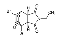 rel-(3aR,4R,7R,7aR)-5,7-dibromo-2-ethyl-3a,4,7,7a-tetrahydro-1H-4,7-(epoxymethano)isoindole-1,3,8(2H)-trione_396102-67-3