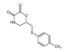 6-p-tolylsulfanylmethyl-morpholine-2,3-dione_39632-20-7