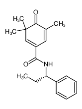 2,6,6-trimethyl-cyclohexa-2,4-diene-1-one-4-carboxylic acid S-(-)-1-phenylpropyl amide_396665-54-6