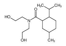 2-Isopropyl-5-methyl-cyclohexanecarboxylic acid bis-(2-hydroxy-ethyl)-amide_39668-78-5