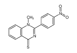 1-Methyl-2-(4-nitro-phenyl)-1H-quinazoline-4-thione_396716-33-9