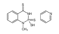 2-mercapto-1-methyl-3-hydrobenzo[d][1,3,2]diazaphosphinine-4(1H)-thione 2-sulfide compound with pyridine (1:1)_396716-37-3