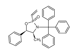 1,3,2-Oxazaphospholidine,2-ethenyl-4-methyl-5-phenyl-3-(triphenylmethyl)-, 2-oxide,(2R,4S,5R)-rel-_396717-83-2