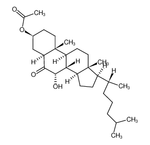 7α-hydroxy-6-oxo-5α-cholestan-3β-yl acetate_39673-14-8