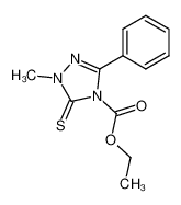 1-methyl-3-phenyl-5-thioxo-1,5-dihydro-[1,2,4]triazole-4-carboxylic acid ethyl ester_39696-53-2