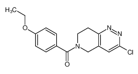 3-chloro-6-(4-ethoxy-benzoyl)-5,6,7,8-tetrahydro-pyrido[4,3-c]pyridazine_39715-89-4