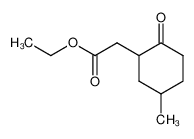 (5-methyl-2-oxo-cyclohexyl)-acetic acid ethyl ester_39716-35-3