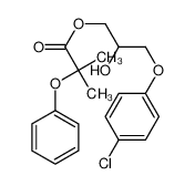 [3-(4-chlorophenoxy)-2-hydroxypropyl] 2-methyl-2-phenoxypropanoate_39719-62-5