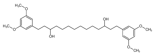 1,14-bis(3,5-dimethoxyphenyl)tetradecane-3,12-diol_39728-32-0