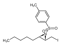 (2S,3R)-2-Iodomethyl-3-pentyl-1-(toluene-4-sulfonyl)-aziridine_397304-25-5