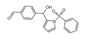 4-{hydroxy[1-(phenylsulfonyl)-1H-pyrrol-2-yl]methyl}benzaldehyde_397327-92-3