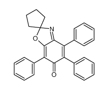 4,5,7-triphenyl-spiro[benzooxazole-2,1'-cyclopentan]-6-one_39737-25-2