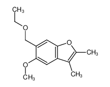 6-ethoxymethyl-5-methoxy-2,3-dimethyl-benzofuran_39757-99-8