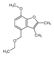 4-ethoxymethyl-7-methoxy-2,3-dimethyl-benzofuran_39758-01-5