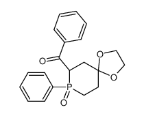 (8-oxo-8-phenyl-1,4-dioxa-8λ5-phospha-spiro[4.5]dec-7-yl)-phenyl-methanone_39767-75-4