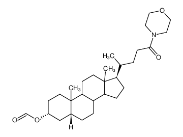 4-(3-formyloxy-cholan-24-oyl)-morpholine_39780-89-7