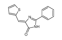 2-phenyl-4-((thiophen-2-yl)methylene)-1H-imidazol-5(4H)-one_39784-23-1