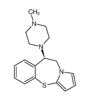 (R)-9-(4-methylpiperazin-1-yl)-9,10-dihydrobenzo[f]pyrrolo[2,1-b][1,3]thiazepine_397869-33-9