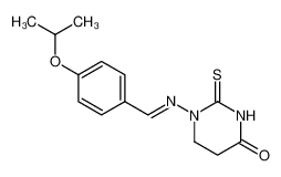 1-(4-isopropoxy-benzylideneamino)-2-thioxo-tetrahydro-pyrimidin-4-one_39792-29-5
