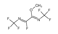 2-Fluoro-N-trifluoromethyl-2-[(E)-trifluoromethylimino]-acetimidic acid methyl ester_39794-80-4