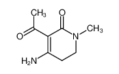 3-acetyl-4-amino-1-methyl-5,6-dihydro-1H-pyridin-2-one_39795-85-2
