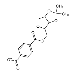 (2,2-dimethyl-3a,4,6,6a-tetrahydrofuro[3,4-d][1,3]dioxol-4-yl)methyl 4-nitrobenzoate_39798-08-8