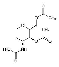 Acetic acid (2R,3S,4R)-2-acetoxymethyl-4-acetylamino-tetrahydro-pyran-3-yl ester_39798-81-7