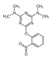 tetra-N-methyl-6-(2-nitro-phenoxy)-[1,3,5]triazine-2,4-diamine_39799-54-7